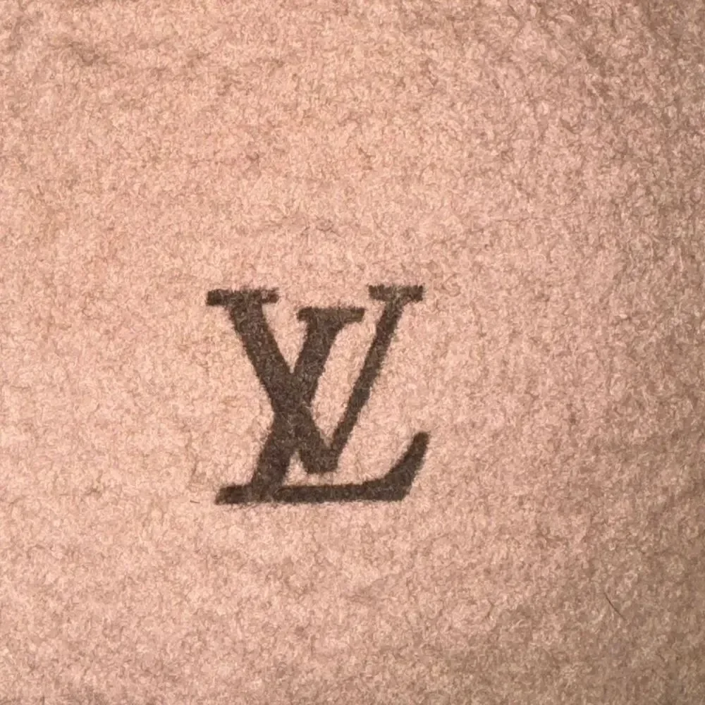 Vintage and Rare Authentic Louis Vuitton Medium Fold Over Dust Bag Beige